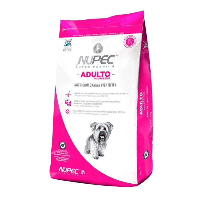 nupec adulto razas pequeñas 8 kg nupec adulto razas pequeñas 8 kg